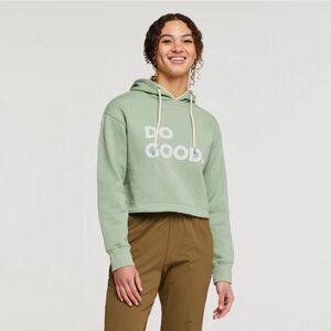 Cotopaxi Women's Do Good Organic Crop Sweatshirt Hoodie Size Small